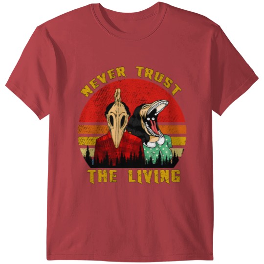 Discover Never trust the living Vintage creepy Goth grunge T-shirt
