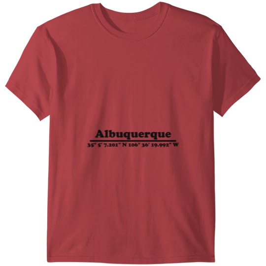 Discover Albuquerque coordinates T-shirt