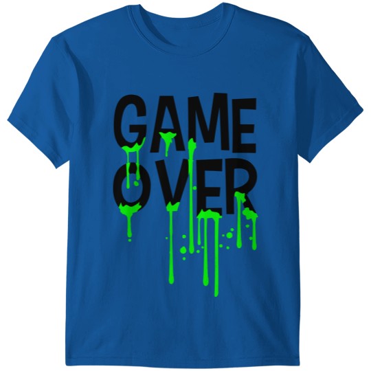 Discover graffiti drop game over puke vomit nausea vomit pu T-shirt