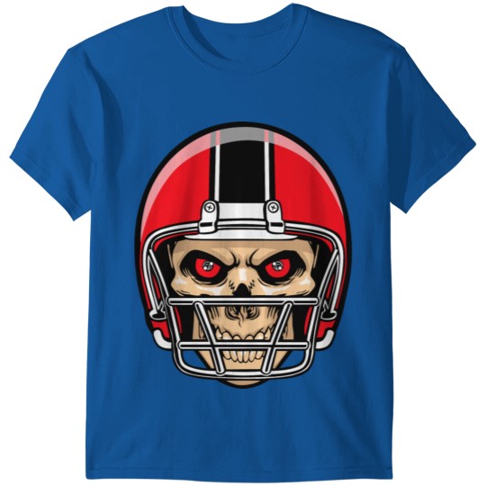 Discover cool vector graphic Football Skull T-shirt