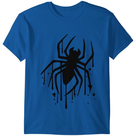 Discover drop graffiti spray stamp spider logo design disgu T-shirt