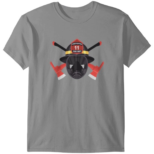 firefighter helmet T-shirt