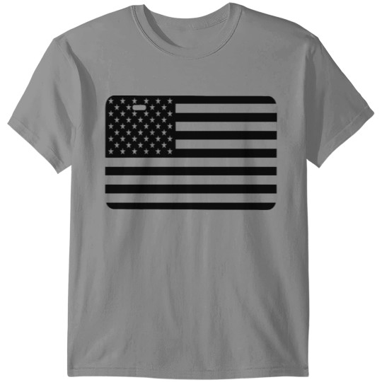 Discover Black And White American T-shirt