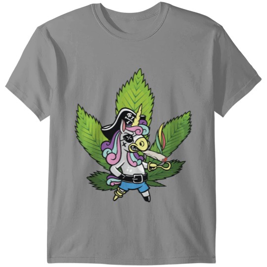 Discover cannabis unicorn T-shirt