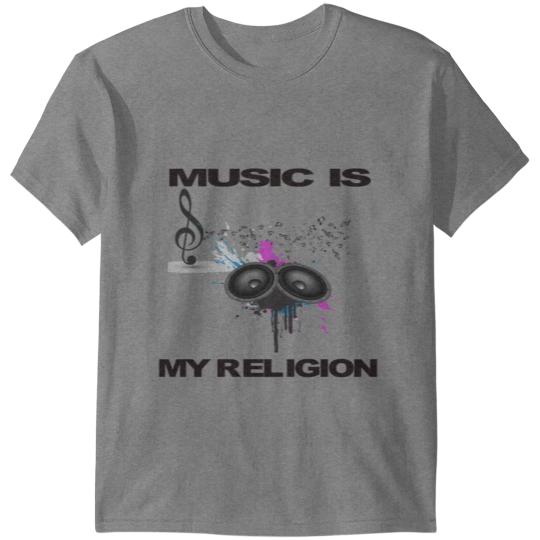 Discover Music is my religion T-shirt