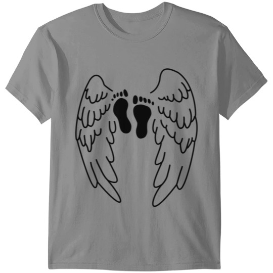 Discover Baby Feet Wings T-shirt