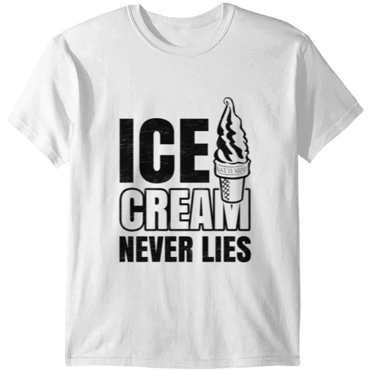 Discover ICE Cream never lies T-shirt