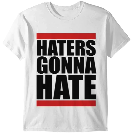 Discover Bar Cool Haters gonna hate logo sign shield stamp T-shirt