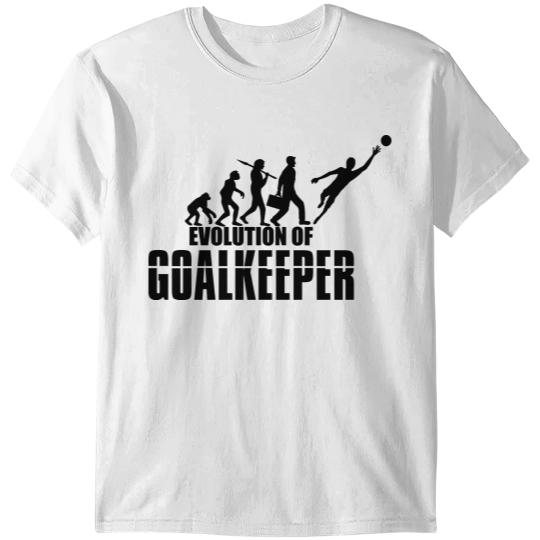 evolution of goalkeeper development goalkeeper goa T-shirt