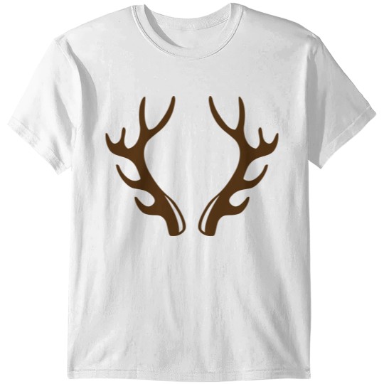 Discover antler horns rack ram tup deer capricorn ibex gift T-shirt