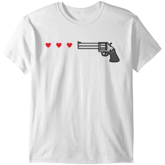 Discover Weapon and Heart T-shirt