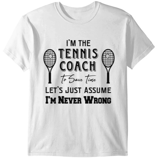 Discover Tennis Coach T-shirt