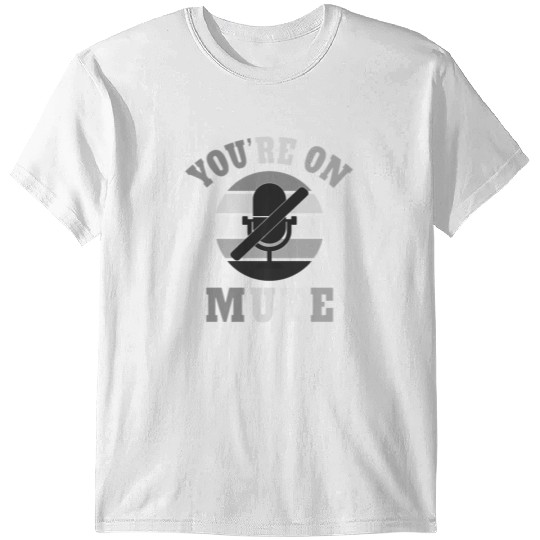 Homeoffice Microphone Office Work Job quarantine T-shirt
