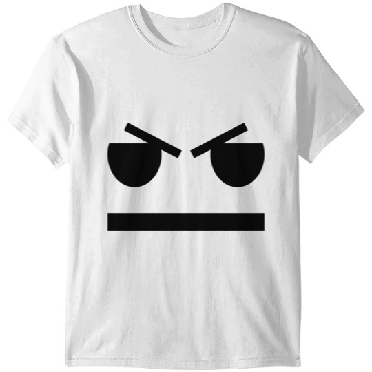 Discover Grumpy Face Angry Look Evil Eye Dark T-shirt