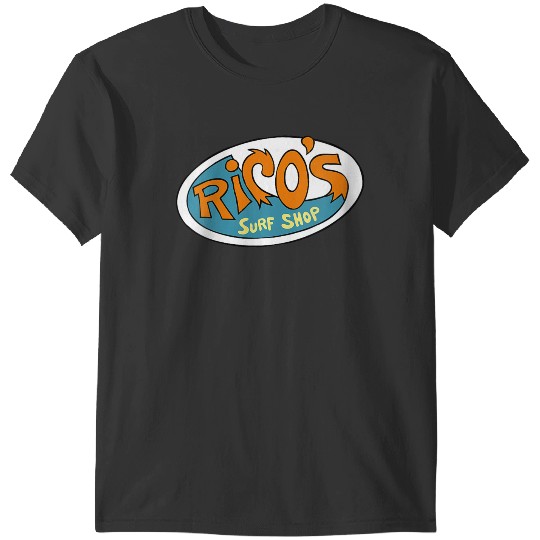 Disneyss Hannah Montana Ricos Surf Shop Logo T-Shirts