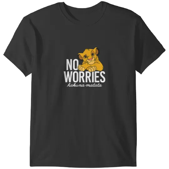 Disney Lion King Classic No Worries Simba T-Shirts