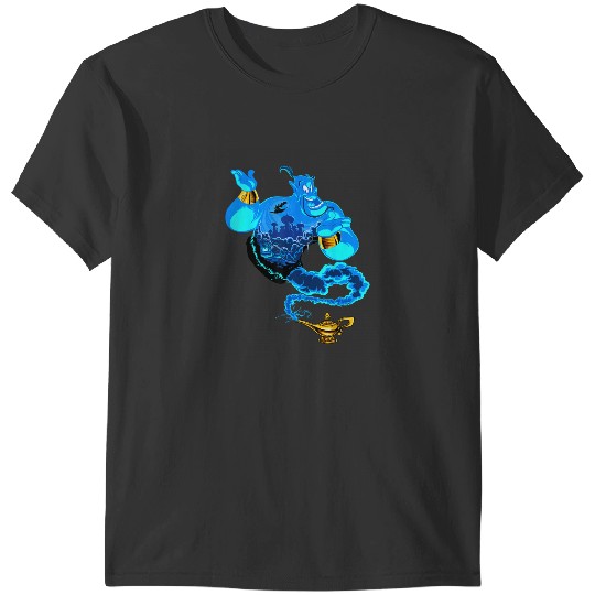 Disney Aladdin Genie Portrait Agrabah Fill T-Shirts