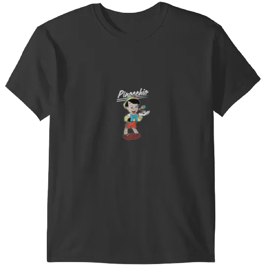 Disneyss Pinocchio And Jiminy Cricket T-Shirts