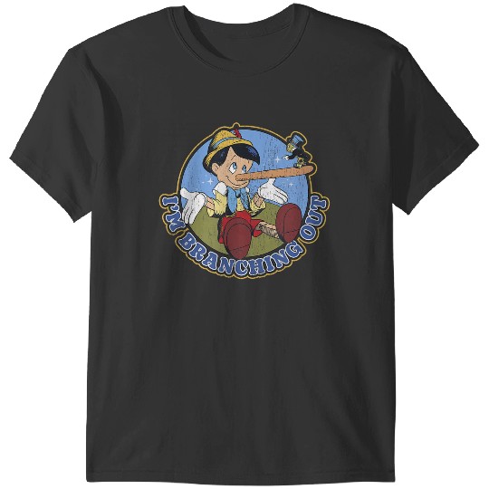 Disneyss Pinocchio Jiminy Cricket Branching Out T-Shirts