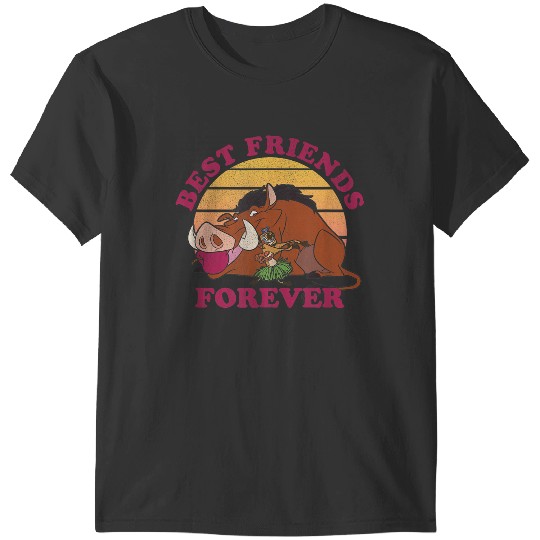 Disneyss Lion King Timon Pumbaa Luau Best Friends Forever T-Shirts