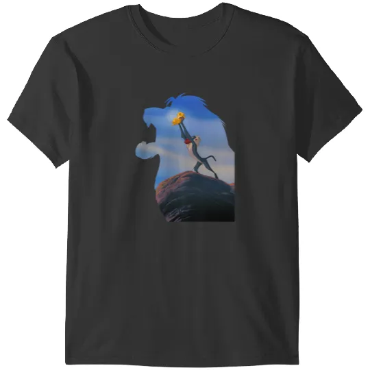 Disney Lion King Mufasa Silhouette Pride Rock Rafiki Simba T-Shirts