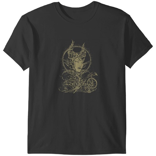 Disney Sleeping Beauty Maleficent Crow Branches T-Shirts