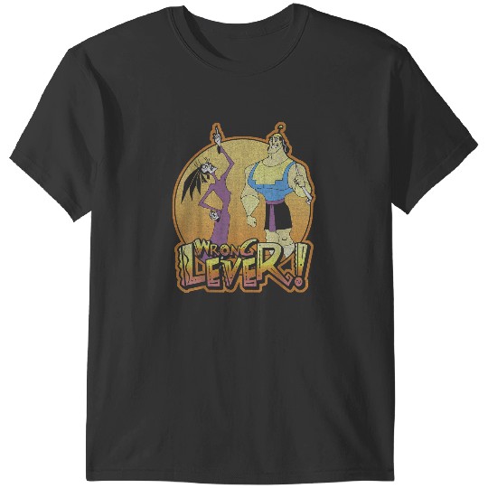 Disneyss Emperors New Groove Krock And Esma Wrong Lever T-Shirts