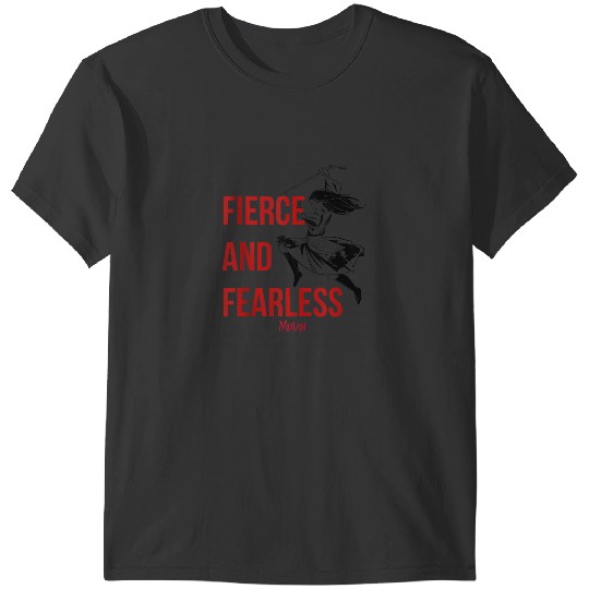 Disney Mulan Live Action Fierce And Fearless Action Pose T-Shirts