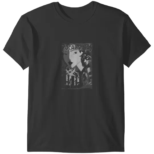 Disney Pocahontas Dark Portrait Poster T-Shirts