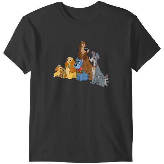 Disneyss Lady And The Tramp Dogs T-Shirts