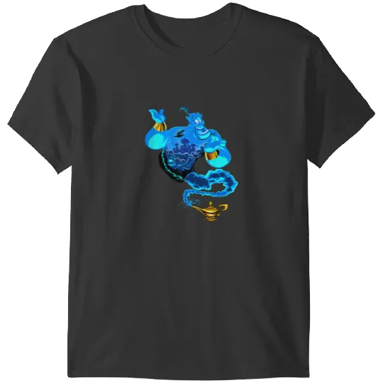 Disney Aladdin Genie Portrait Agrabah Fill T-Shirts