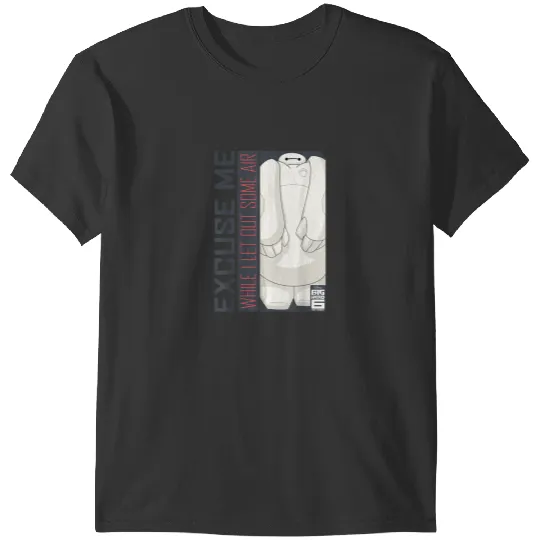 Disney Big Hero 6 TV Series Baymax Excuse Me Gra T-Shirts