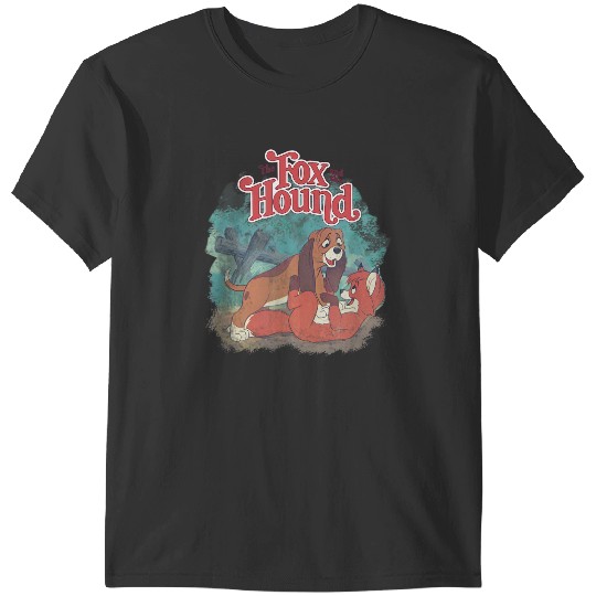 Disneyss The Fox And The Hound Vintages Classic Poster T-Shirts