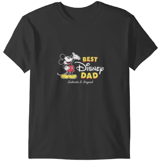 Disney Mickey Mouse Best Disney Dad Birthday Father’s Day T-Shirts