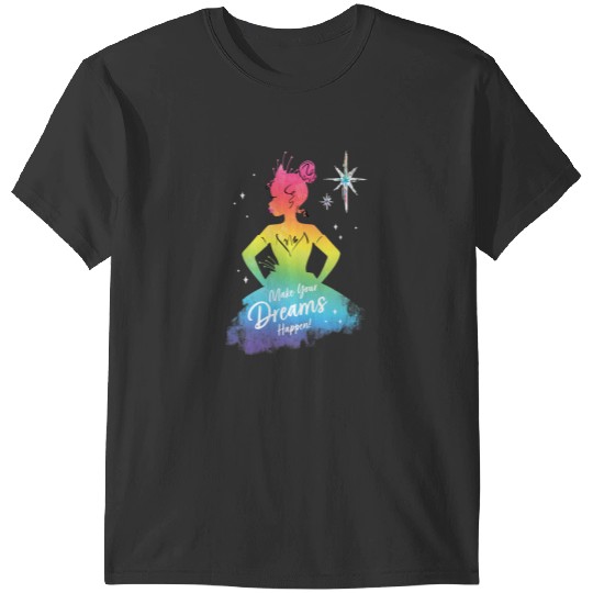 Disney Princess Tiana Rainbow Make Your Dreams Happen T-Shirts