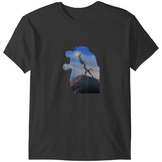 Disney Lion King Mufasa Silhouette Pride Rock Rafiki Simba T-Shirts
