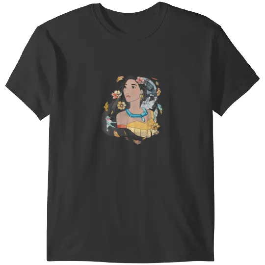 Disney Pocahontas Dreamcatcher Watercolor Graphi T-Shirts