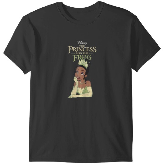 Disney The Princess And The Frog Iconic Tiana Chest Poster T-Shirts
