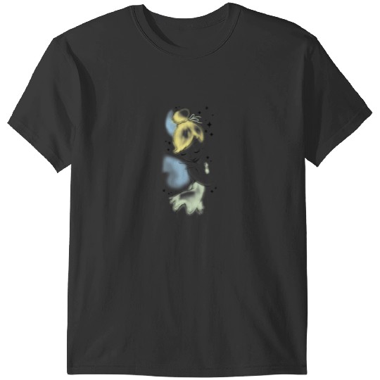 Disney Peter Pan Tinkerbell Airbrush Style Sketch T-Shirts
