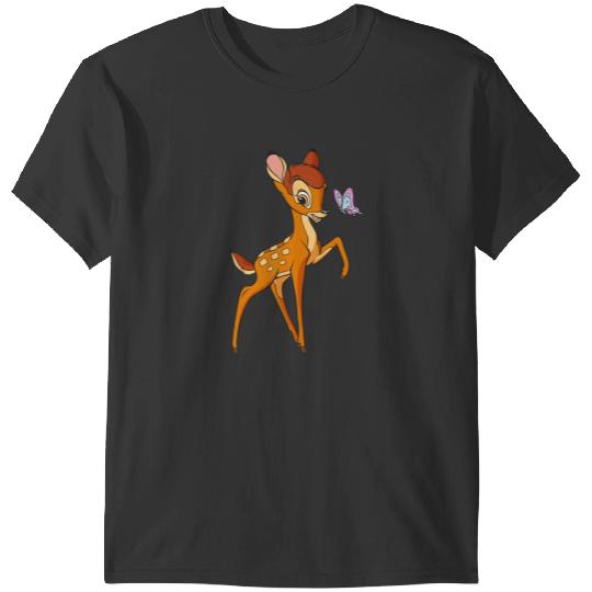 Disney Bambi Young Bambi Classic Cute Happy Pose Logo T-Shirts