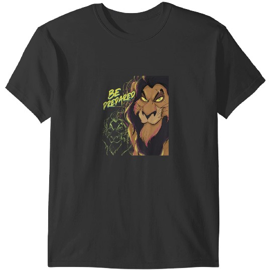 Disneys The Lion King Scar Be Prepared Villains Halloween T-Shirts
