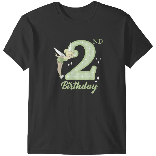 Disneyss Peter Pan 2nd Birthday Tinkerbell Portrait T-Shirts