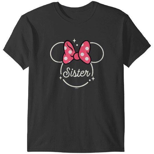 Disney Minnie Mouse Sister Head Icon Magic Family Trip T-Shirts