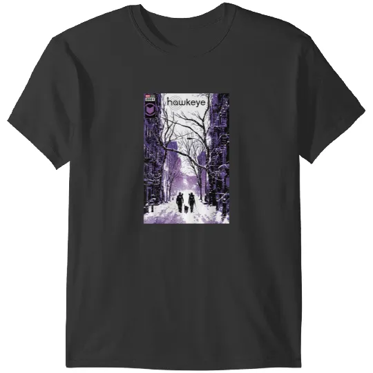 Marvels Hawkeye Disneyss Plus Group shots Urban Winter Poster T-Shirts