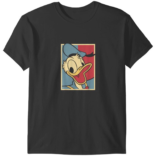 Disney Mickey Classic Donald Duck Big Face 4th Of T-Shirts