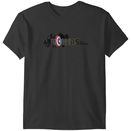 Marvels Hawkeye Disneyss Plus Rogers The Musical Silhouette T-Shirts