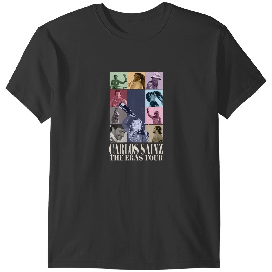 Carlos Sainz Eras Tour 2023 season white letters T-Shirts