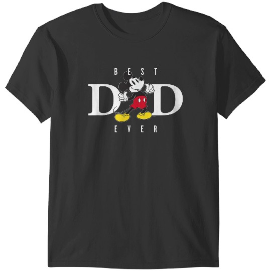 Disney Mickey Mouse Thumbs Up Best Dad Ever Fathers Day T-Shirts