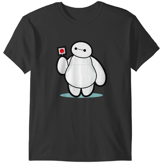 Disney Big Hero 6 Baymax With Lollipop Cute Shot T-Shirts