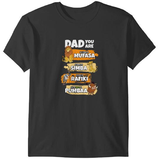 Disney The Lion King Dad You Are Word Stack Funny T-Shirts